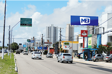 Outdoor Painel Av. Roberto Freire - Sentido Ponta Negra